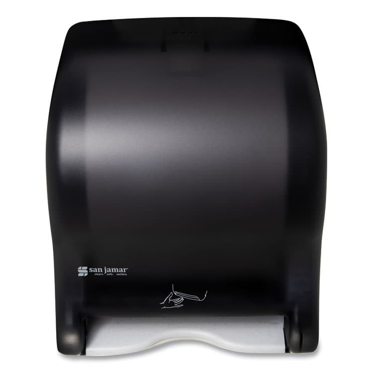 CFS BRANDS Smart Essence Electronic Roll Towel Dispenser, 11.88 x 9.1 x 14.4, Black (SJMT8400TBK)