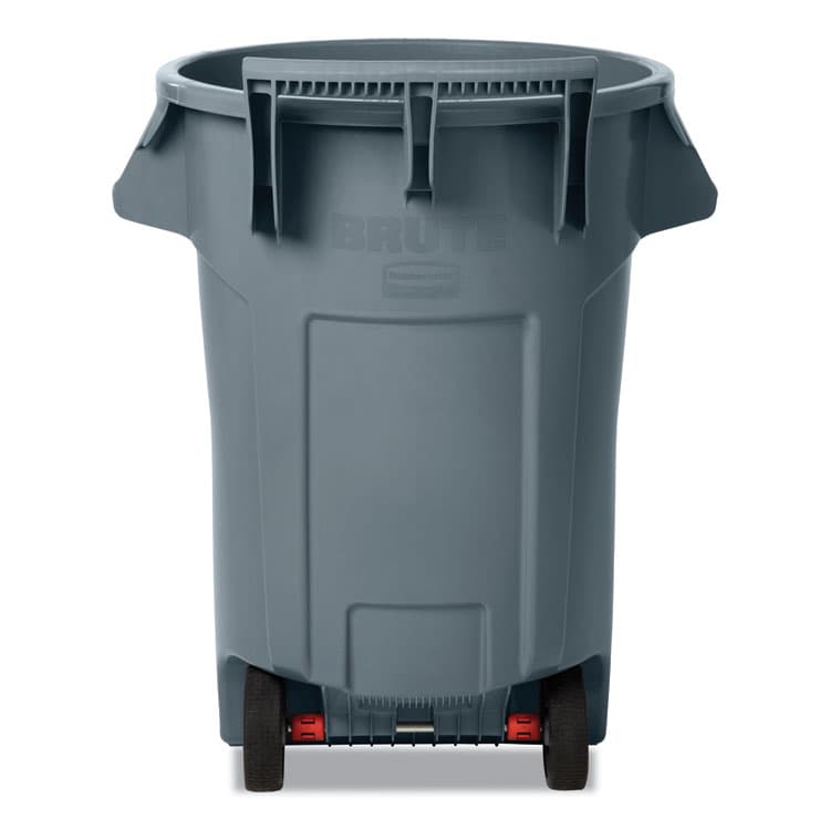 RUBBERMAID COMMERCIAL PROD. Vented Wheeled BRUTE Container, 44 gal, Plastic, Gray (RCP2131929) thumbnail 2