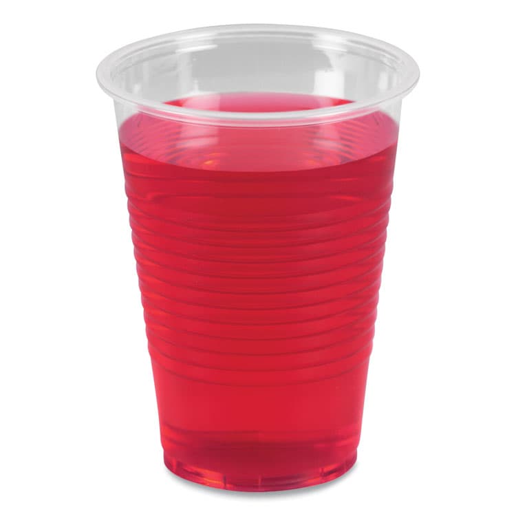 BOARDWALK Translucent Plastic Cold Cups, 9 oz, 100/Pack (BWKTRANSCUP9PK) thumbnail 3