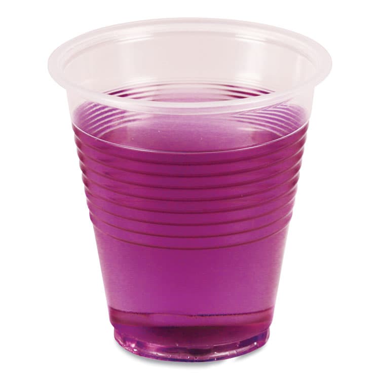 BOARDWALK Translucent Plastic Cold Cups, 3 oz, 125/Pack (BWKTRANSCUP3PK) thumbnail 3