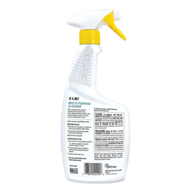 JELMAR, LLC Multi-Purpose Cleaner, Lemon Scent, 32 oz Bottle, 6/Carton (JELFMMPC326PRO) thumbnail 4