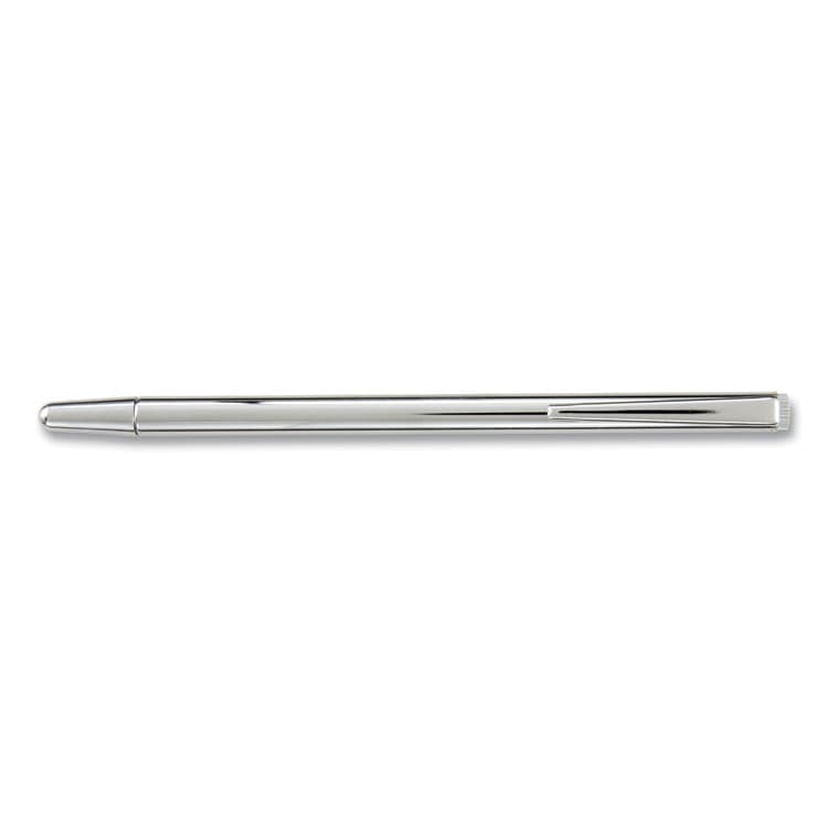 APOLLO AUDIO VISUAL Slimline Pen-Size Pocket Pointer with Clip, Extends to 24.5", Silver (APO18001) thumbnail 2