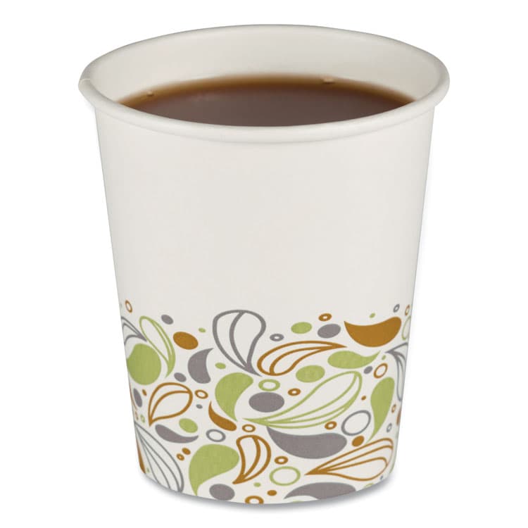 BOARDWALK Deerfield Printed Paper Hot Cups, 8 oz, 50/Sleeve, 20 Sleeves/Carton (BWKDEER8HCUP) thumbnail 2