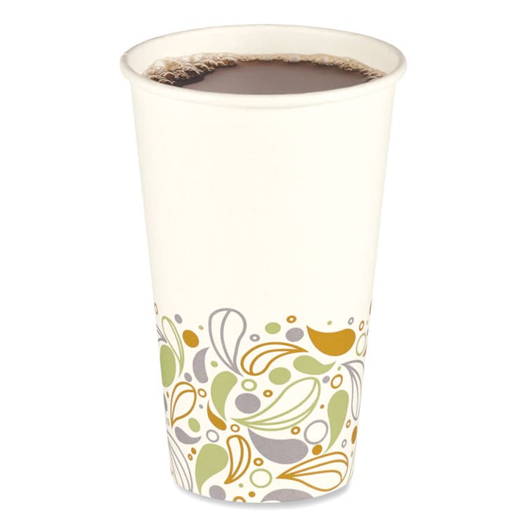 BOARDWALK Deerfield Printed Paper Hot Cups, 16 oz, 50/Sleeve, 20 Sleeves/Carton (BWKDEER16HCUP) thumbnail 2