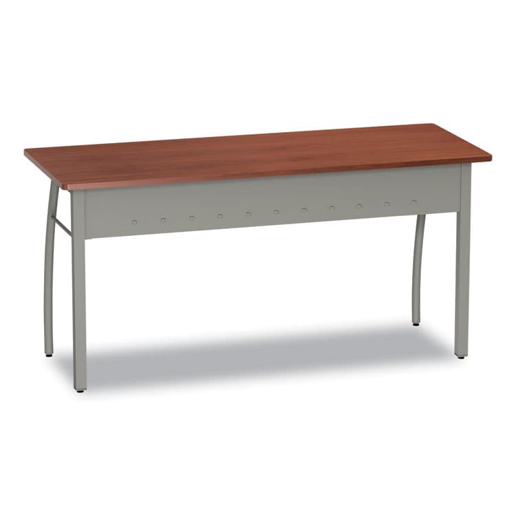LINEA ITALIA Trento Line Rectangular Desk, 59.13" x 23.63" x 29.5", Cherry (LITTR742CH) thumbnail 3