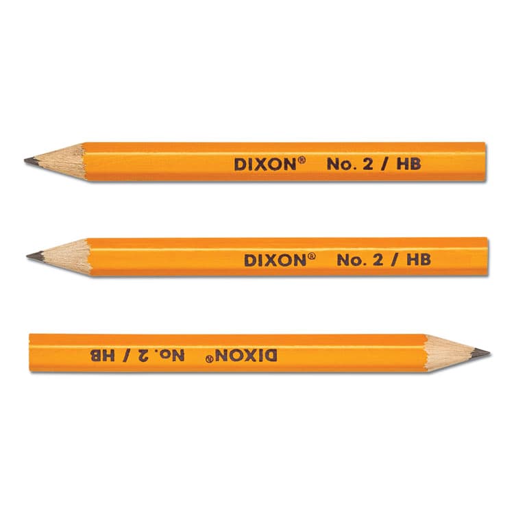 DIXON TICONDEROGA CO. Golf Wooden Pencils, 0.7 mm, HB (#2), Black Lead, Yellow Barrel, 144/Box (DIXX14998X)