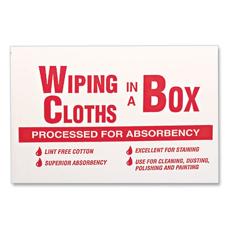 GEN Multipurpose Reusable Wiping Cloths, Cotton, 5 lb Box, Assorted Sizes and Colors (UFSN205CW05) thumbnail 3