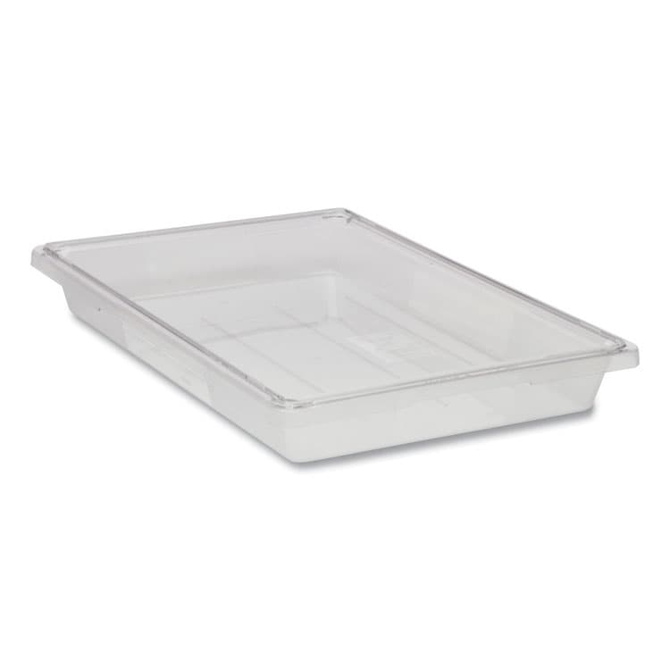 RUBBERMAID COMMERCIAL PROD. Food/Tote Boxes, 5 gal, 26 x 18 x 3.5, Clear, Plastic (RCP3306CLE) thumbnail 2