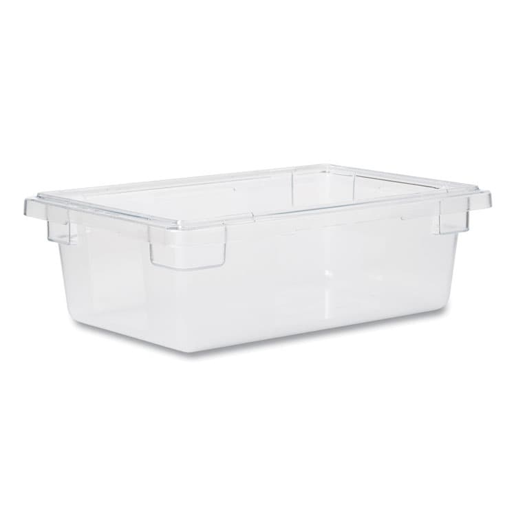 RUBBERMAID COMMERCIAL PROD. Food/Tote Boxes, 3.5 gal, 18 x 12 x 6, Clear, Plastic (RCP3309CLE)