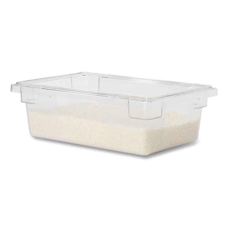 RUBBERMAID COMMERCIAL PROD. Food/Tote Boxes, 3.5 gal, 18 x 12 x 6, Clear, Plastic (RCP3309CLE) thumbnail 3
