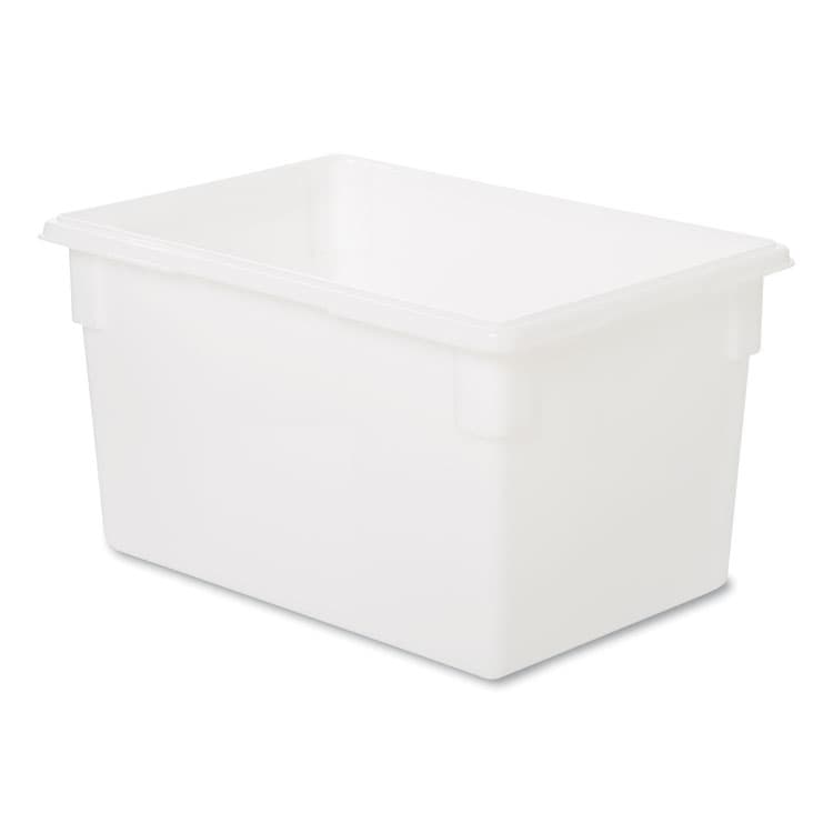 RUBBERMAID COMMERCIAL PROD. Food/Tote Boxes, 21.5 gal, 26 x 18 x 15, White, Plastic (RCP3501WHI) thumbnail 2