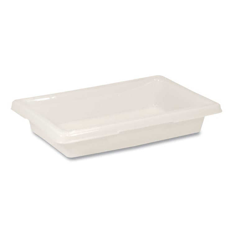 RUBBERMAID COMMERCIAL PROD. Food/Tote Boxes, 2 gal, 18 x 12 x 3.5, White, Plastic (RCP3507WHI)