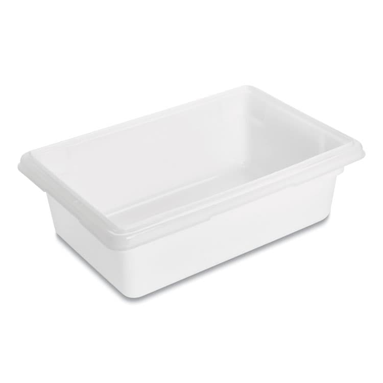 RUBBERMAID COMMERCIAL PROD. Food/Tote Boxes, 3.5 gal, 18 x 12 x 6, White, Plastic (RCP3509WHI)