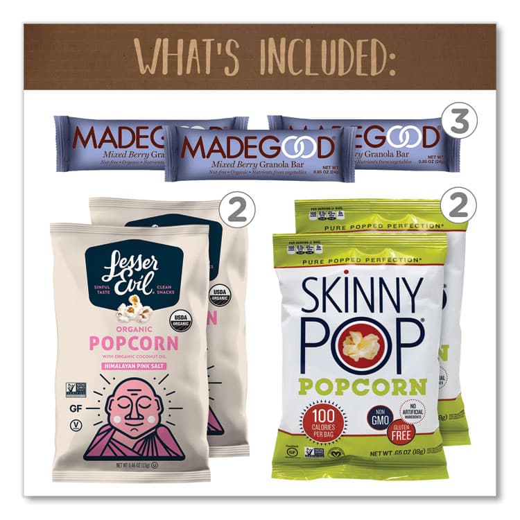 SNACK BOX PROS Low Calories Snack Box, 28 Assorted Snacks/Box (GRR70000128) thumbnail 4