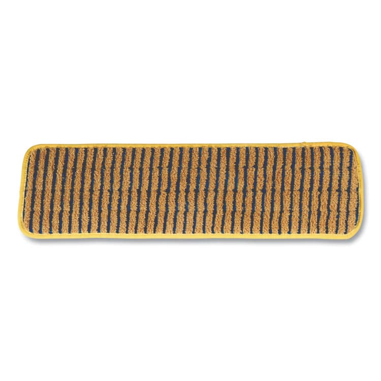 RUBBERMAID COMMERCIAL PROD. Microfiber Scrubber Pad, Vertical Polyprolene Stripes, 18", Yellow, 6/Carton (RCPQ810YEL) thumbnail 4