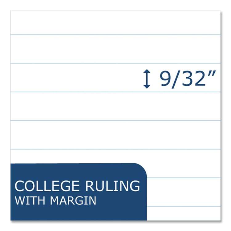 ROARING SPRING PAPER PRODUCTS Notebook Filler Paper, 3-Hole, 8.5 x 11, College Rule, 100/Pack (ROA83911) thumbnail 3