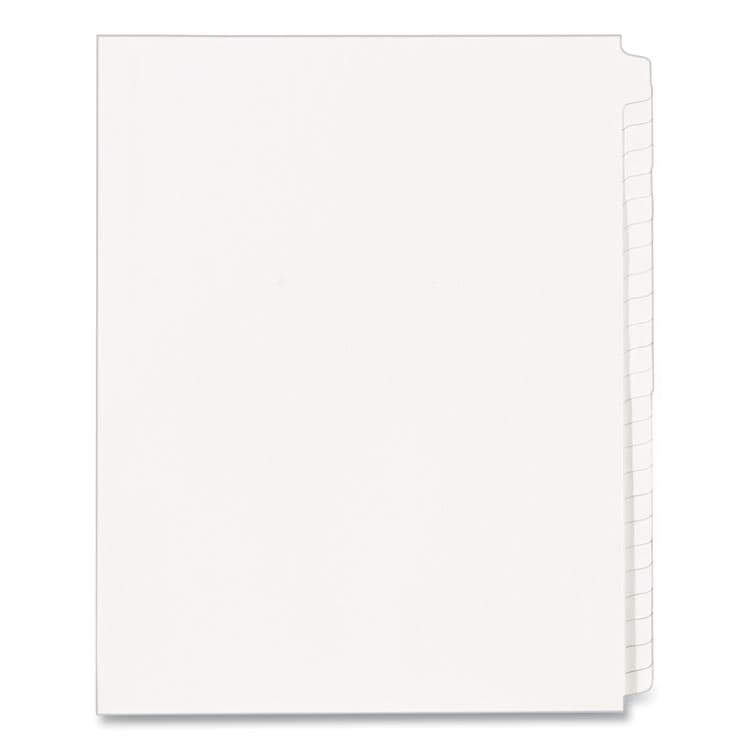 AVERY PRODUCTS CORPORATION Blank Tab Legal Exhibit Index Divider Set, 25-Tab, 11 x 8.5, White, 1 Set (AVE11959)