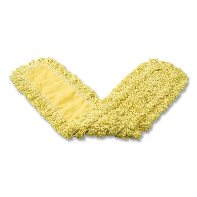 RUBBERMAID COMMERCIAL PROD. Trapper Commercial Dust Mop, Looped-end Launderable, 5" x 48", Yellow (RCPJ15700YEL) thumbnail 4