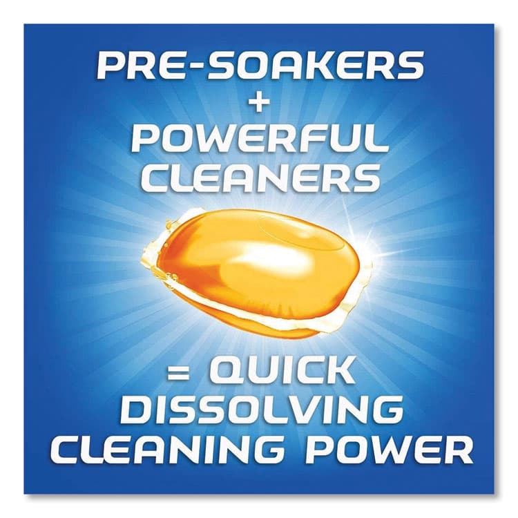RECKITT BENCKISER Dish Detergent Gelpacs, Orange Scent, 54/Box (RAC81181) thumbnail 4