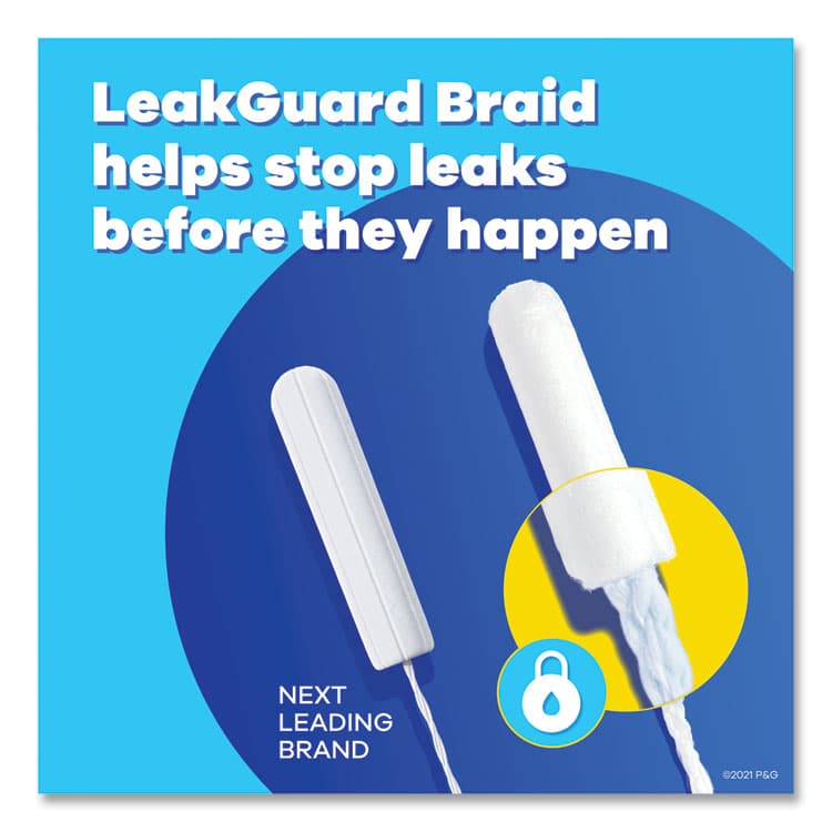 PROCTER & GAMBLE Pearl Tampons, Regular Absorbency, 36/Box (PGC71127BX) thumbnail 4