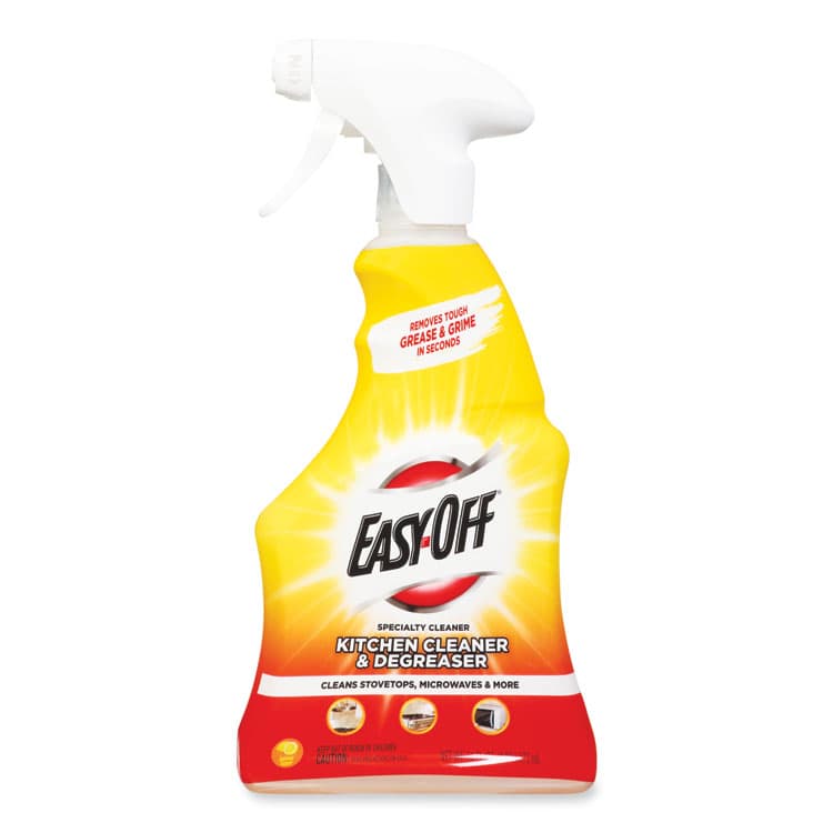 RECKITT BENCKISER Kitchen Degreaser, Lemon Scent, 16 oz Spray Bottle, 6/Carton (RAC97024) thumbnail 2