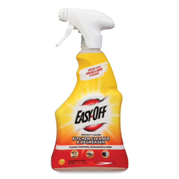 RECKITT BENCKISER Kitchen Degreaser, Lemon Scent, 16 oz Spray Bottle (RAC97024EA)