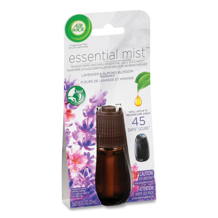 RECKITT BENCKISER Essential Mist Refill, Lavender and Almond Blossom, 0.67 oz Bottle (RAC98552EA) thumbnail 2