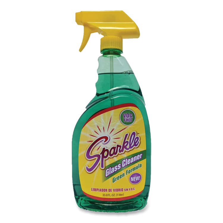 A.J. FUNK AND CO Green Formula Glass Cleaner, 33.8 oz Bottle (FUN30345)