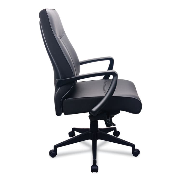 THE RAYNOR GROUP, . 300 Leather High-Back Chair, Supports Up to 250 lb, 19.57" to 22.56" Seat Height, Black (EUTTP300) thumbnail 3