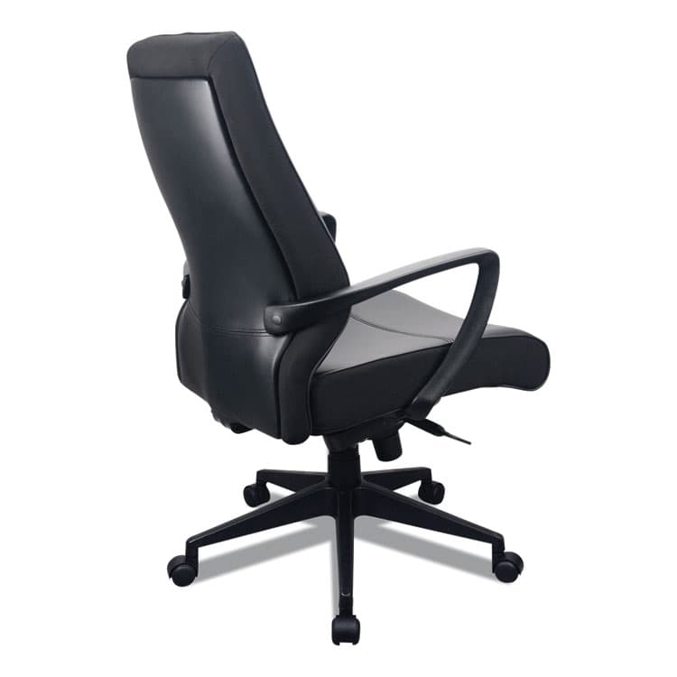 THE RAYNOR GROUP, . 300 Leather High-Back Chair, Supports Up to 250 lb, 19.57" to 22.56" Seat Height, Black (EUTTP300) thumbnail 4
