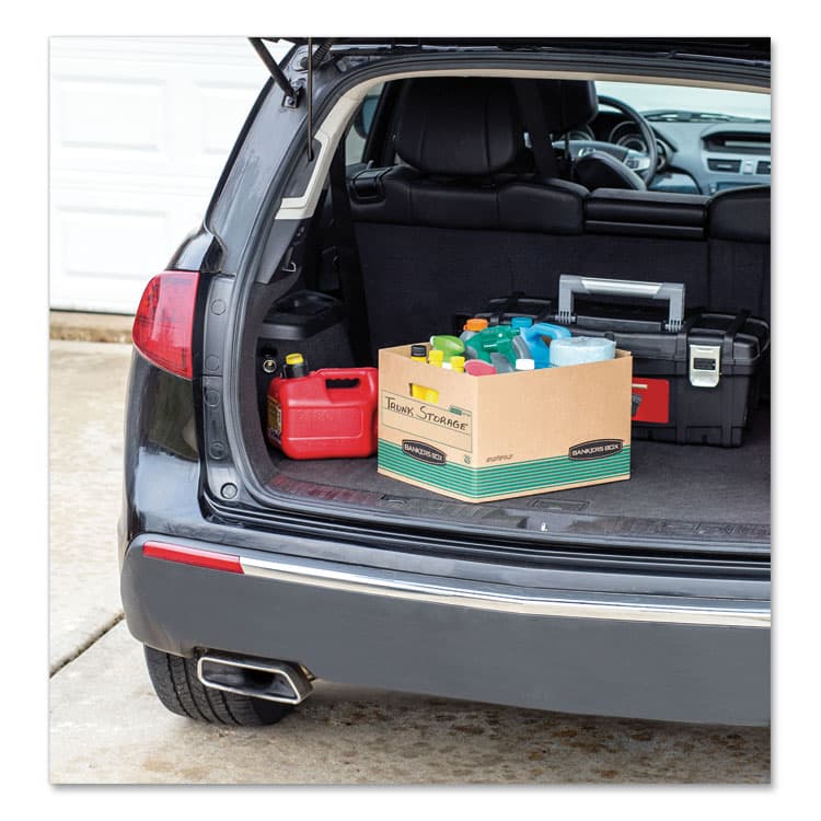 FELLOWES MFG. CO. STOR/FILE Medium-Duty 100% Recycled Storage Boxes, Letter/Legal Files, 12" x 16.25" x 10.5", Kraft, 20/Carton (FEL1277008) thumbnail 3