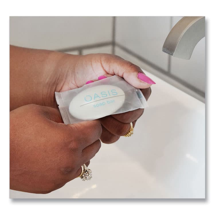 ADA INTERNATIONAL Soap Bar, Clean Scent, 0.46 oz, 1,000/Carton (OGFSPOAS131709) thumbnail 4