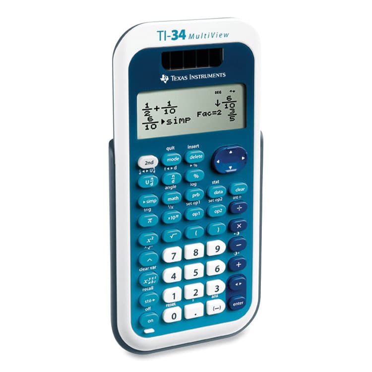 TEXAS INSTRUMENTS TI-34 MultiView Scientific Calculator, 16-Digit LCD (TEXTI34MULTIV) thumbnail 3