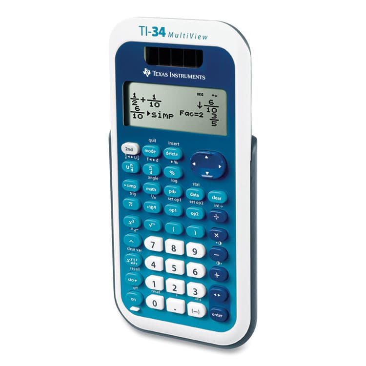 TEXAS INSTRUMENTS TI-34 MultiView Scientific Calculator, 16-Digit LCD (TEXTI34MULTIV) thumbnail 4
