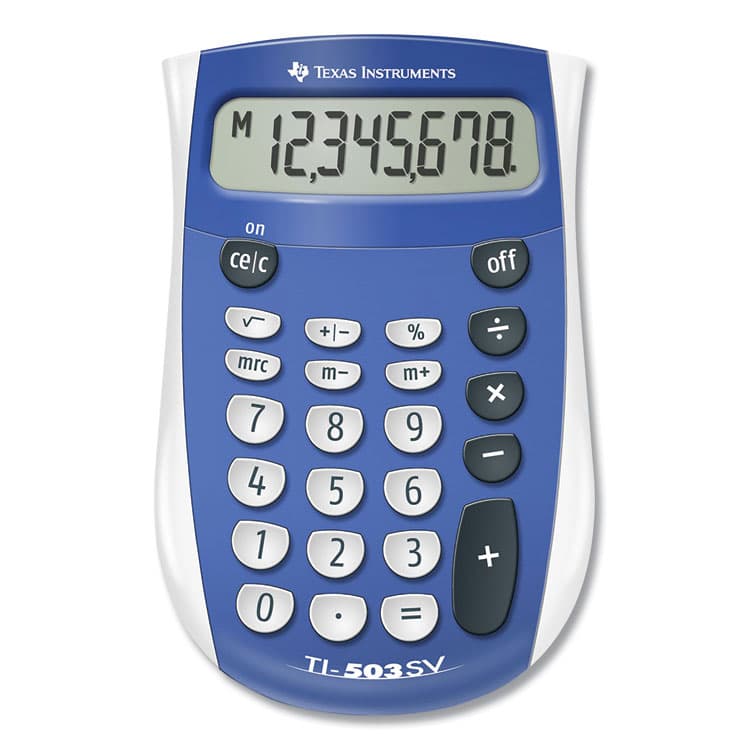 TEXAS INSTRUMENTS TI-503SV Pocket Calculator, 8-Digit LCD (TEXTI503SV) thumbnail 2