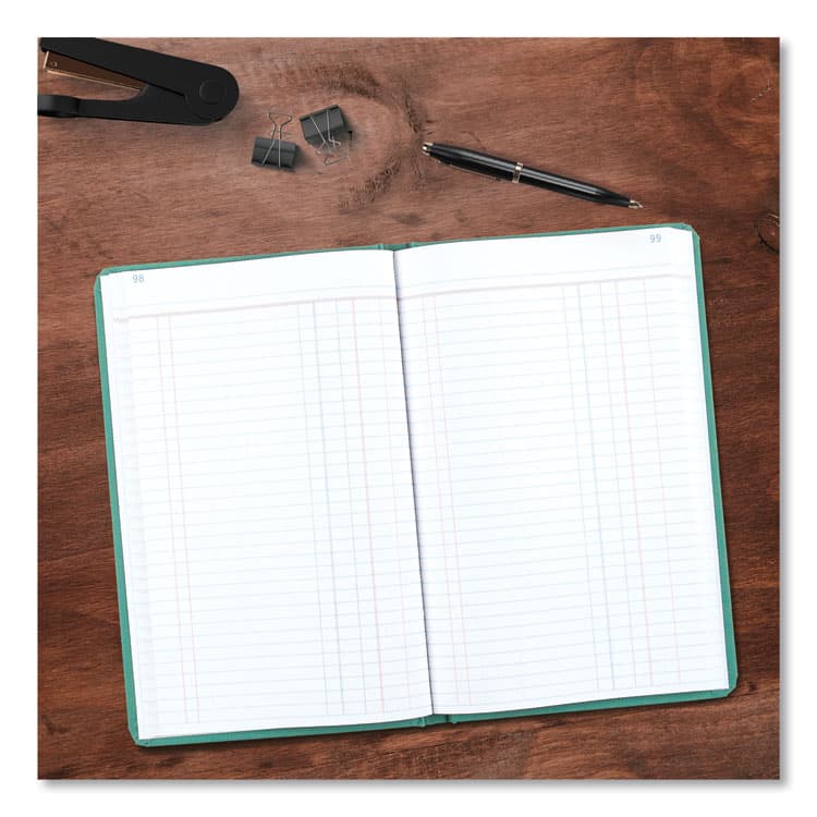 REDIFORM OFFICE PRODUCTS Tuff Series Accounting Journal, Single-Page 8-Column Accounting Format, Green Cover, 12 x 7.5 Sheets, 500 Sheets/Book (REDA66500J) thumbnail 4