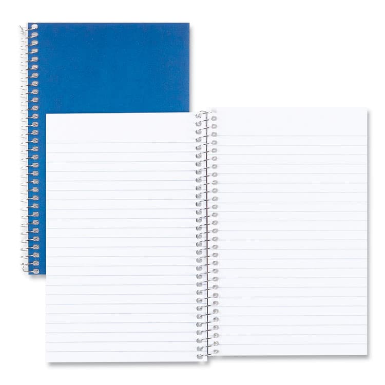 REDIFORM OFFICE PRODUCTS Three-Subject Wirebound Notebooks, 3-Subject, Medium/College Rule, Blue Cover, (150) 9.5 x 6 Sheets (RED33360) thumbnail 2