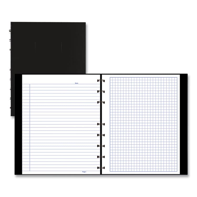 REDIFORM OFFICE PRODUCTS NotePro Quad Notebook, Data/Lab-Record Format with Narrow and Quadrille Rule Sections, Black Cover, (96) 9.25 x 7.25 Sheets (REDA44C81) thumbnail 3