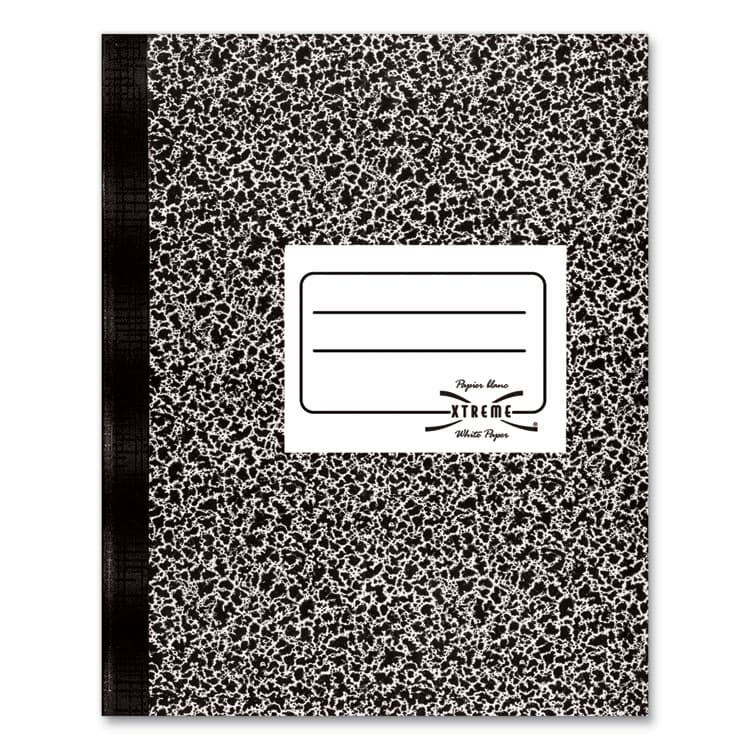 REDIFORM OFFICE PRODUCTS Composition Book, Medium/College Rule, Black Marble Cover, (80) 11 x 8.38 Sheets (RED43481)