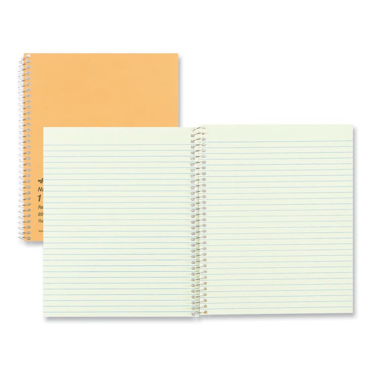REDIFORM OFFICE PRODUCTS Single-Subject Wirebound Notebooks, Narrow Rule, Brown Board Cover, (80) 8.25 x 6.88 Eye-Ease Green Sheets (RED33004) thumbnail 3