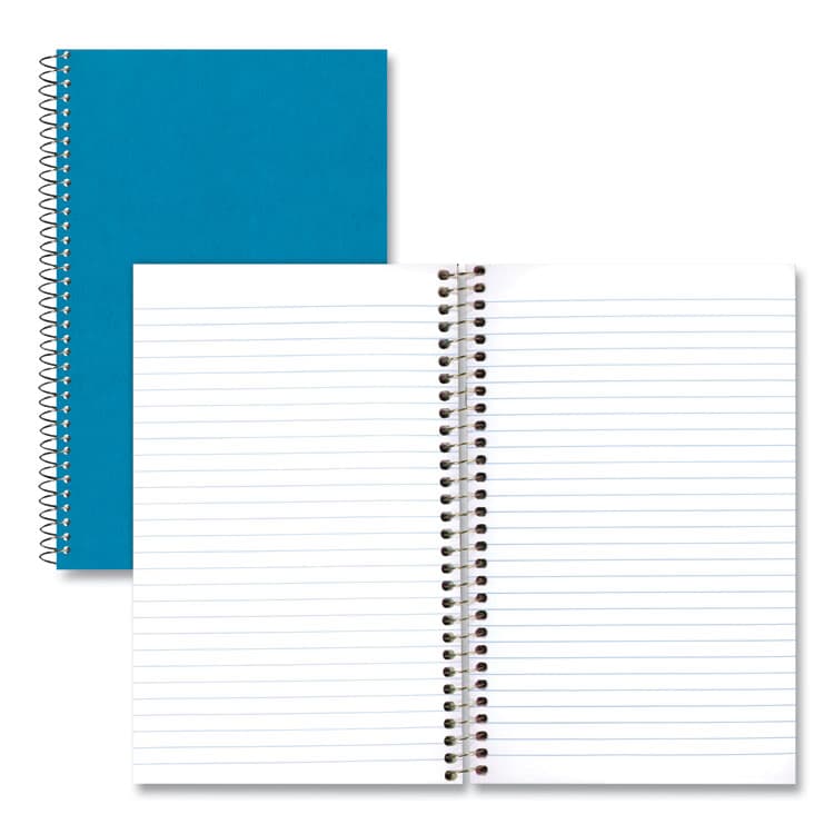 REDIFORM OFFICE PRODUCTS Single-Subject Wirebound Notebooks, Medium/College Rule, Blue Kolor Kraft Front Cover, (80) 9.5 x 6 Sheets (RED33560) thumbnail 2