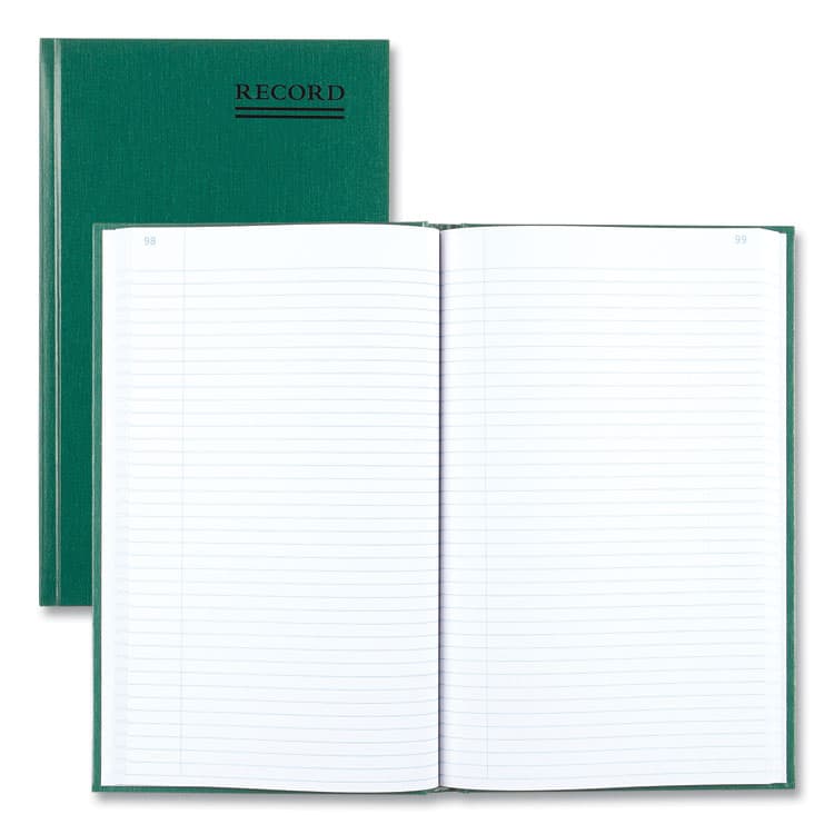 REDIFORM OFFICE PRODUCTS Emerald Series Account Book, Green Cover, 12.25 x 7.25 Sheets, 300 Sheets/Book (RED56131) thumbnail 2
