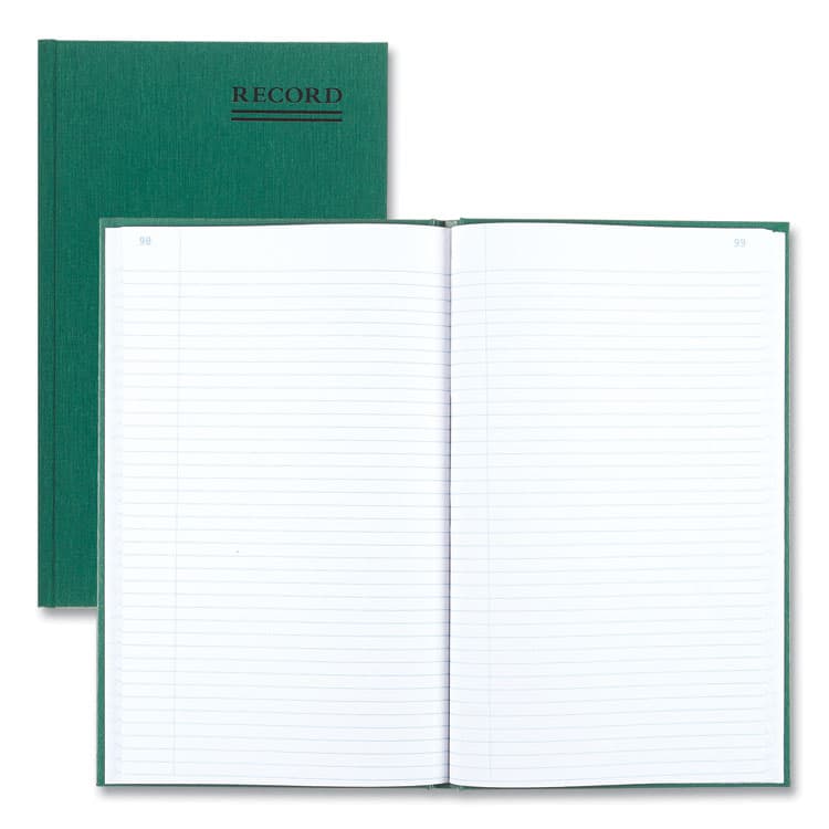 REDIFORM OFFICE PRODUCTS Emerald Series Account Book, Green Cover, 12.25 x 7.25 Sheets, 150 Sheets/Book (RED56111) thumbnail 2
