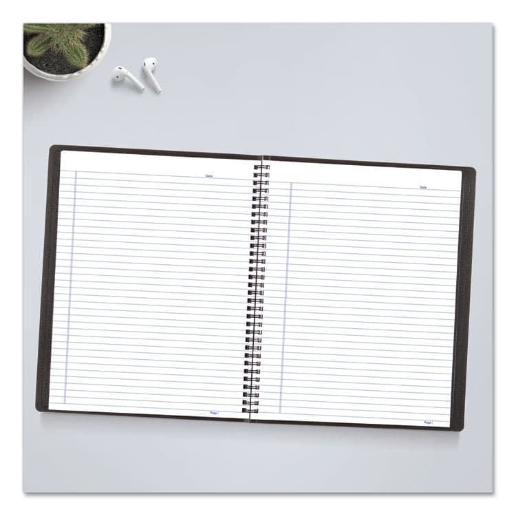 REDIFORM OFFICE PRODUCTS Duraflex Poly Notebook, 1-Subject, Medium/College Rule, Black Cover, (80) 11 x 8.5 Sheets (REDB4181) thumbnail 4