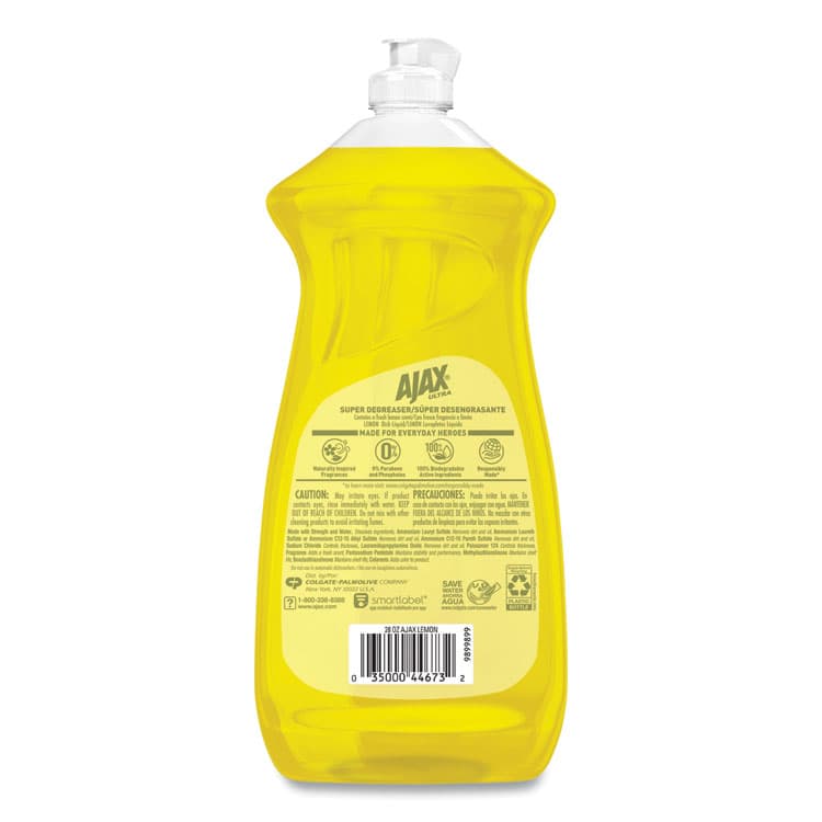 COLGATE PALMOLIVE, IPD. Dish Detergent, Lemon Scent, 28 oz Bottle (AJA144673) thumbnail 3