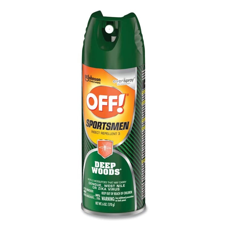 SC JOHNSON Deep Woods Sportsmen Insect Repellent, 6 oz Aerosol Spray, 12/Carton (SJN334684) thumbnail 4