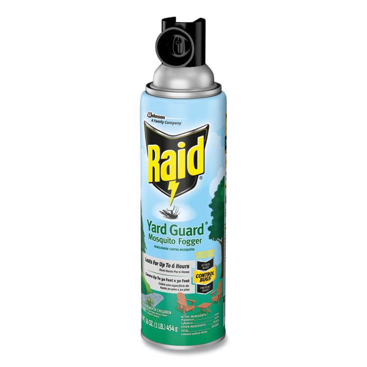 SC JOHNSON Yard Guard Fogger, 16 oz Aerosol Spray, 12/Carton (SJN377977) thumbnail 3