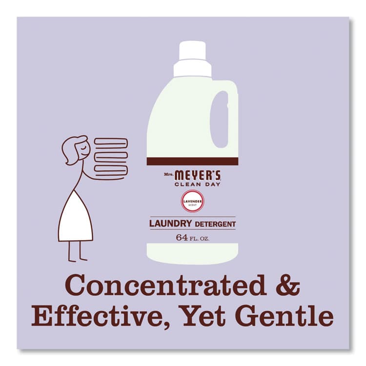 THE CALDREA COMPANY Liquid Laundry Detergent, Lavender Scent, 64 oz Bottle (SJN369504EA) thumbnail 4