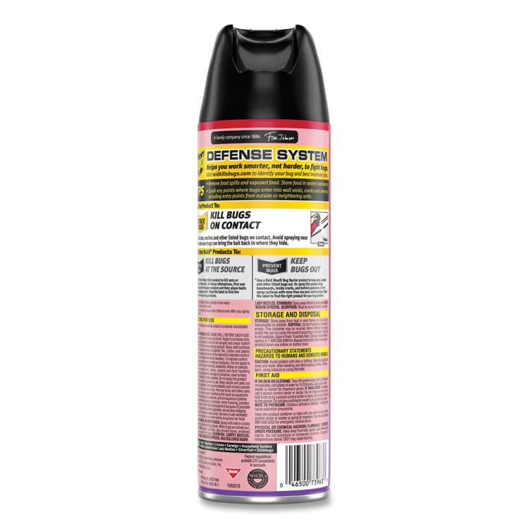 SC JOHNSON Ant and Roach Killer, 17.5 oz Aerosol Spray, Lavender, 12/Carton (SJN386221) thumbnail 2