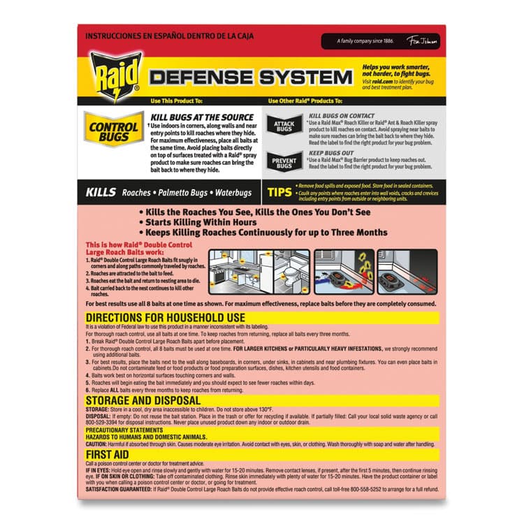 SC JOHNSON Roach Baits, 0.7 oz Box, 6/Carton (SJN334863) thumbnail 2